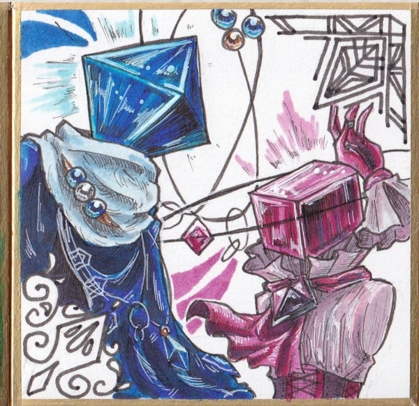 色紙_ゲゴノス&サロス