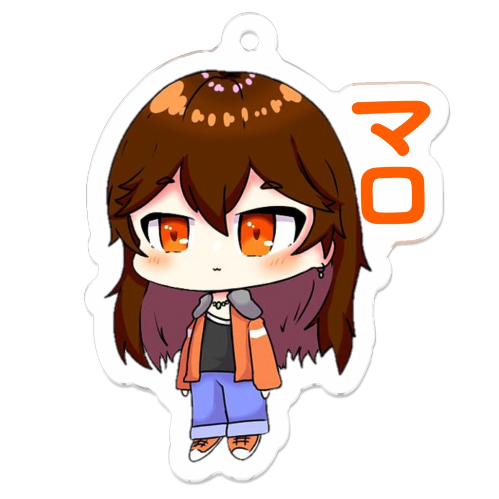 ミニマロアクリルキーホルダーその1