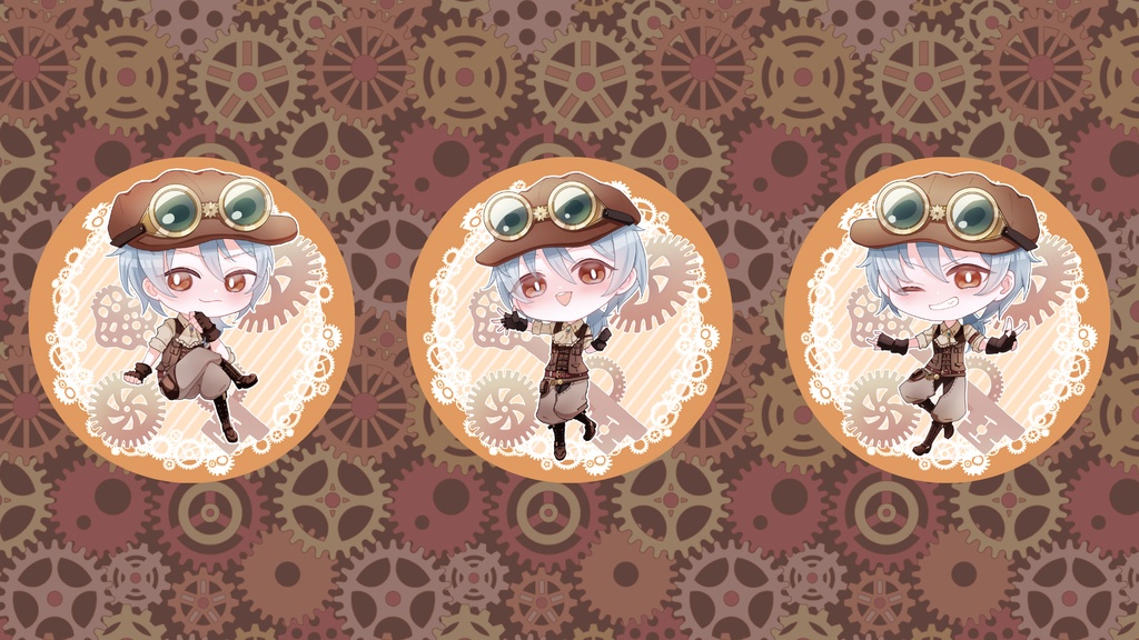 【kasa】缶バッチ(3種類入り)