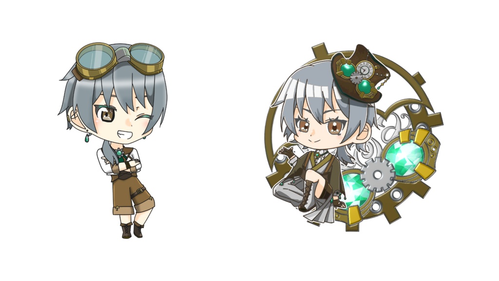 【kasa】ステッカー(2種類)