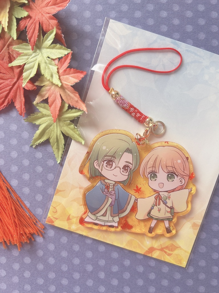 幸花アクリルストラップ