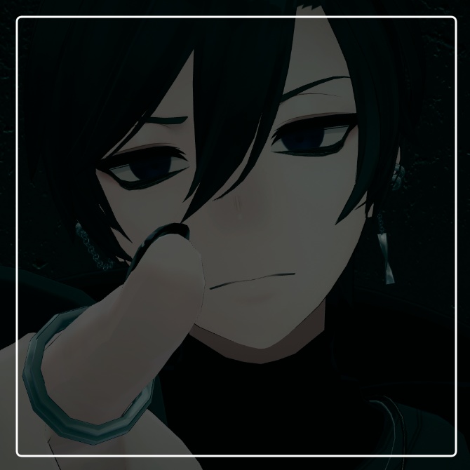 【碼希、Maki向け】病みメイク、瞳テクスチャ、make up&eye texture