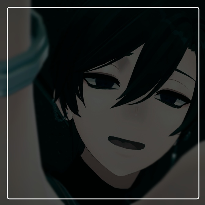 【碼希、Maki向け】病みメイク、瞳テクスチャ、make up&eye texture