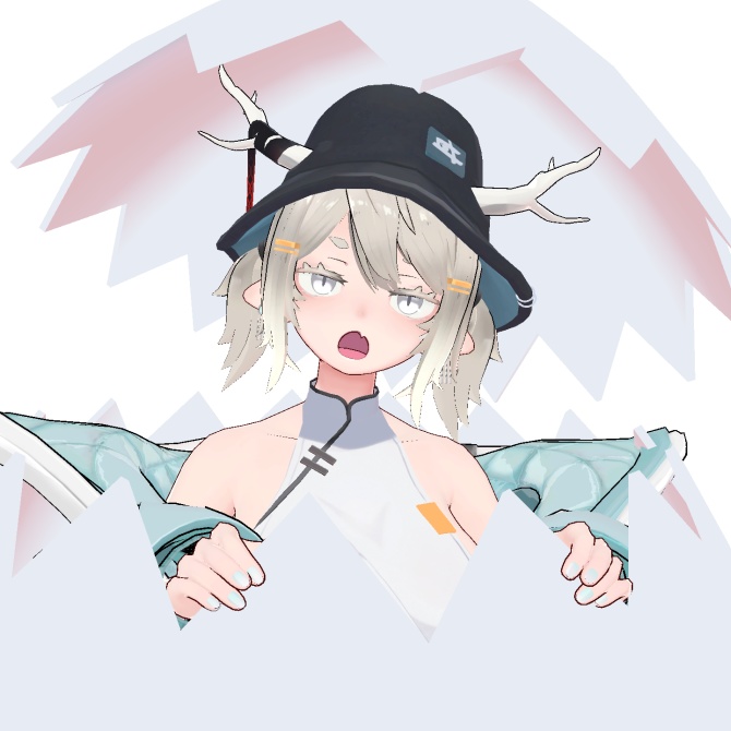 【VRChat想定3Dモデル】たまご