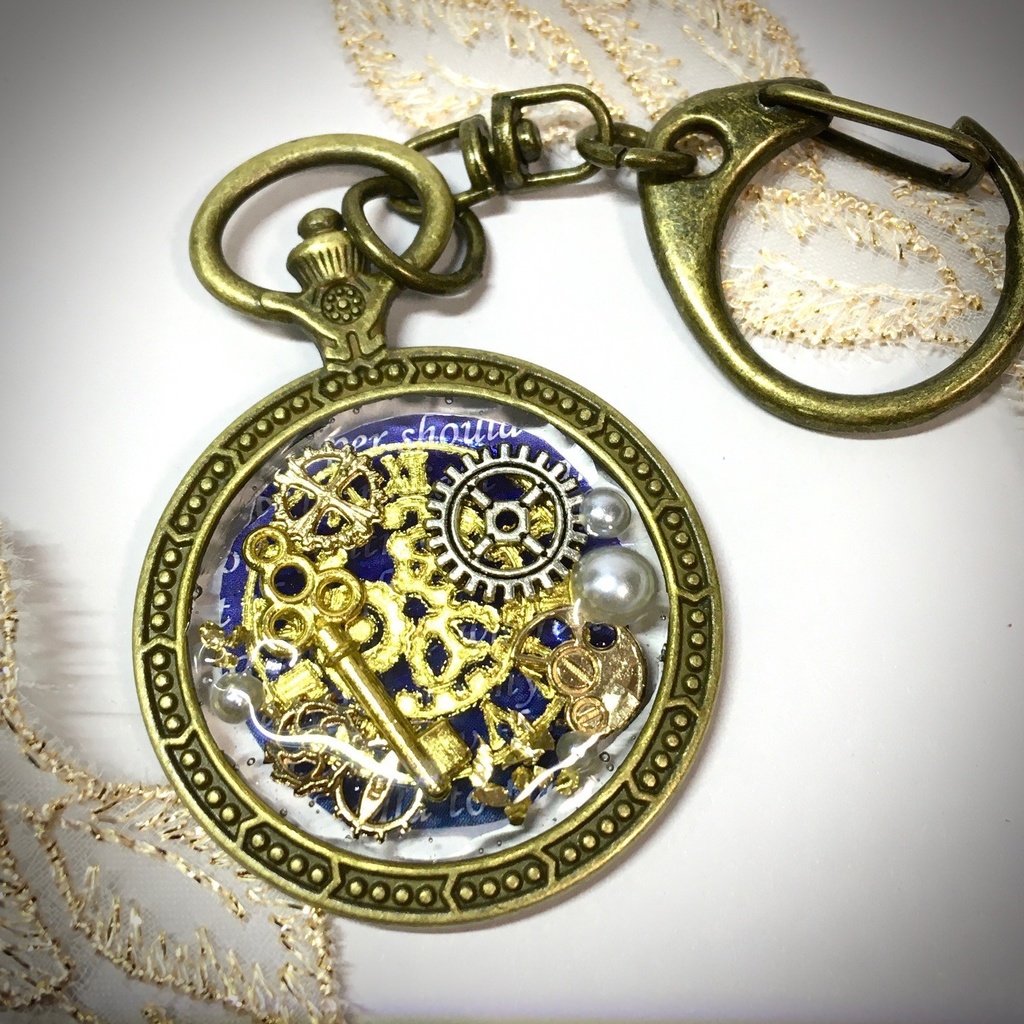 懐中時計のキーホルダー
