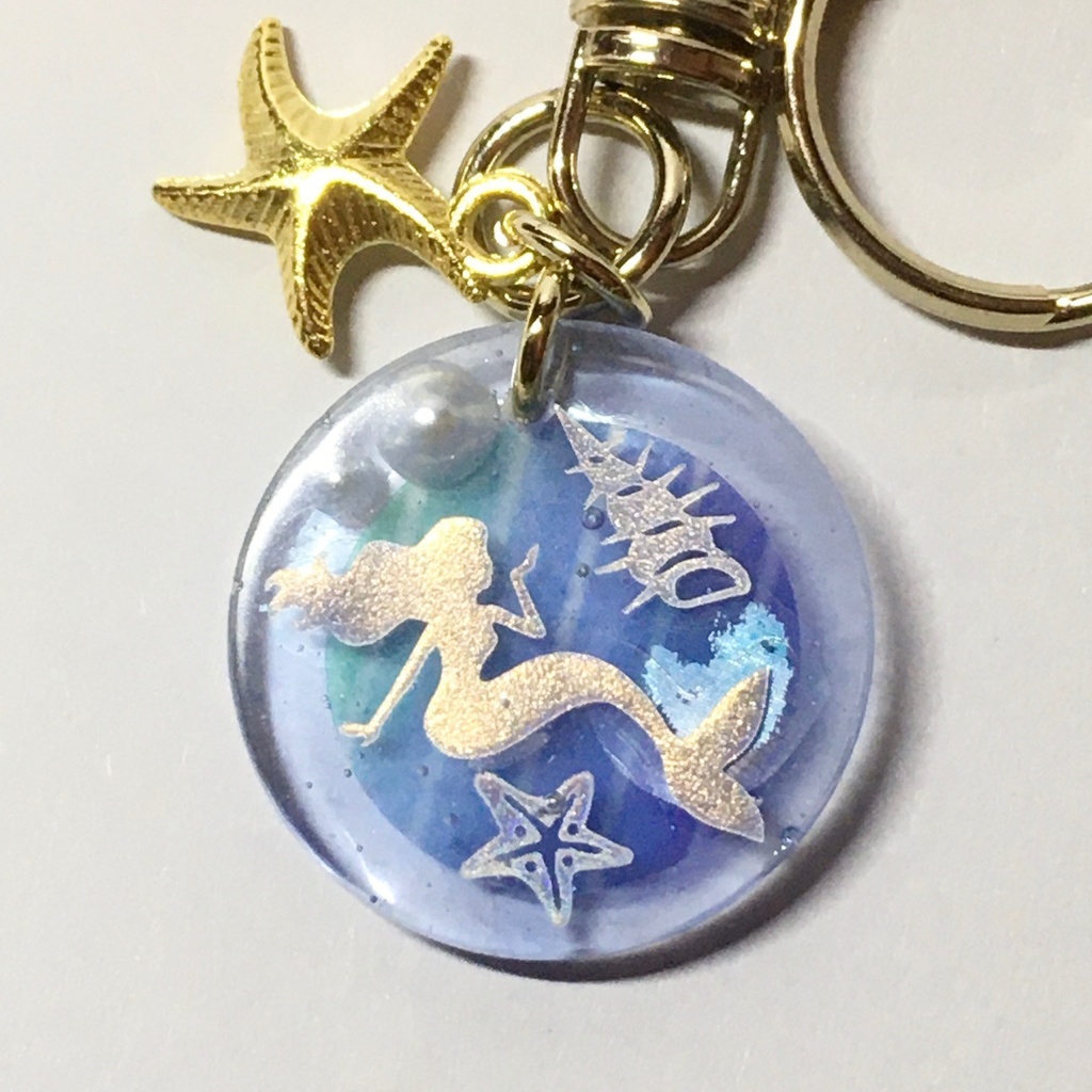 人魚のキーホルダー
