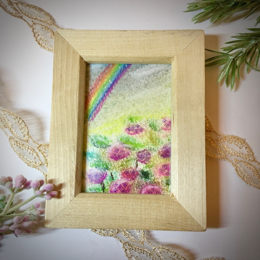 雨上がり(パステル原画)