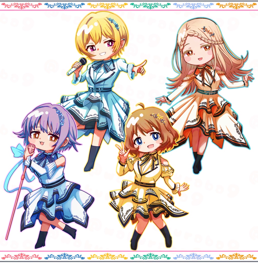 アイマス４ブランド アクリルキーホルダー