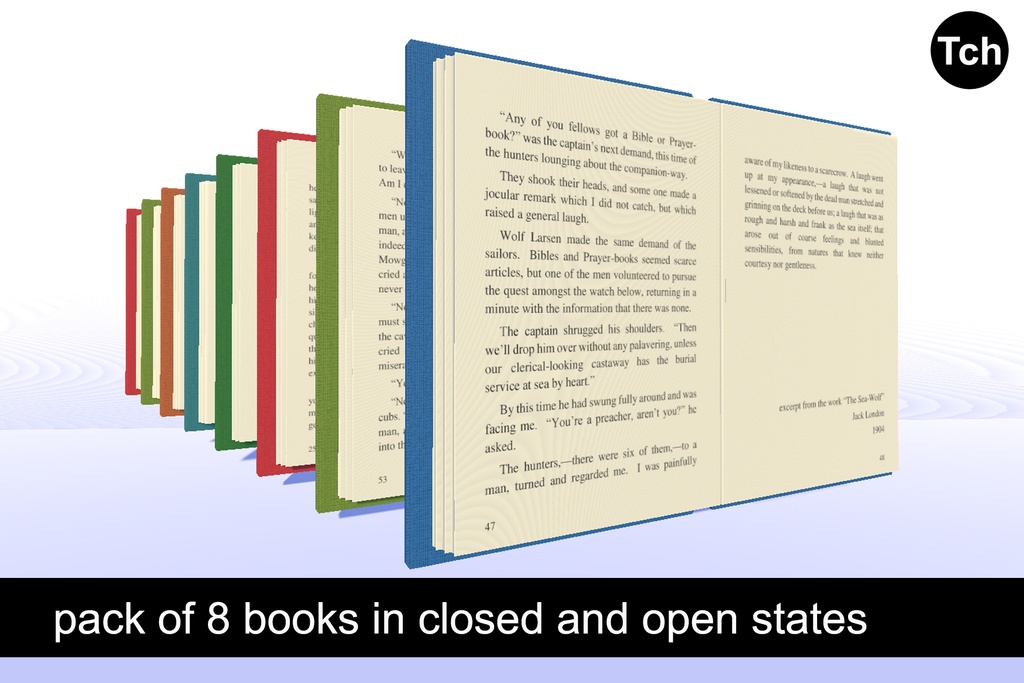 3D Сlassic books pack (Unity asset) || 3D クラシックブックパック (Unityアセット)