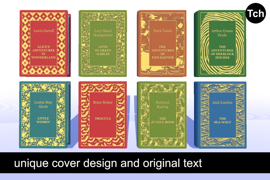 3D Сlassic books pack (Unity asset) || 3D クラシックブックパック (Unityアセット)