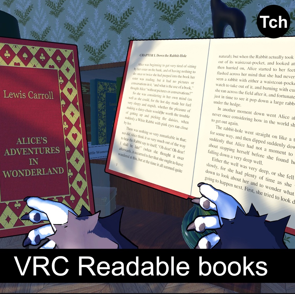 VRChat Readable books pack || VRChatの読みやすい本パック
