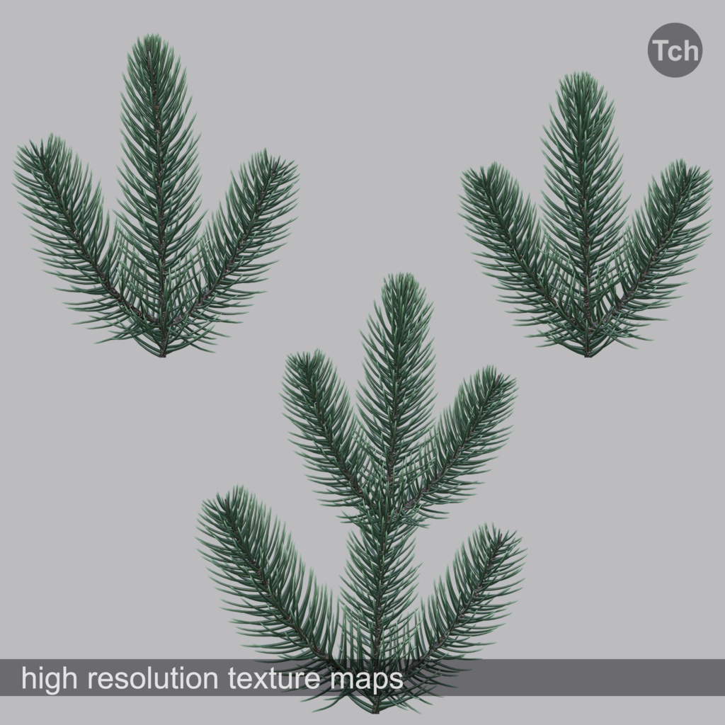 Christmas tree blue (3D) | 青色のクリスマス ツリー (3D)