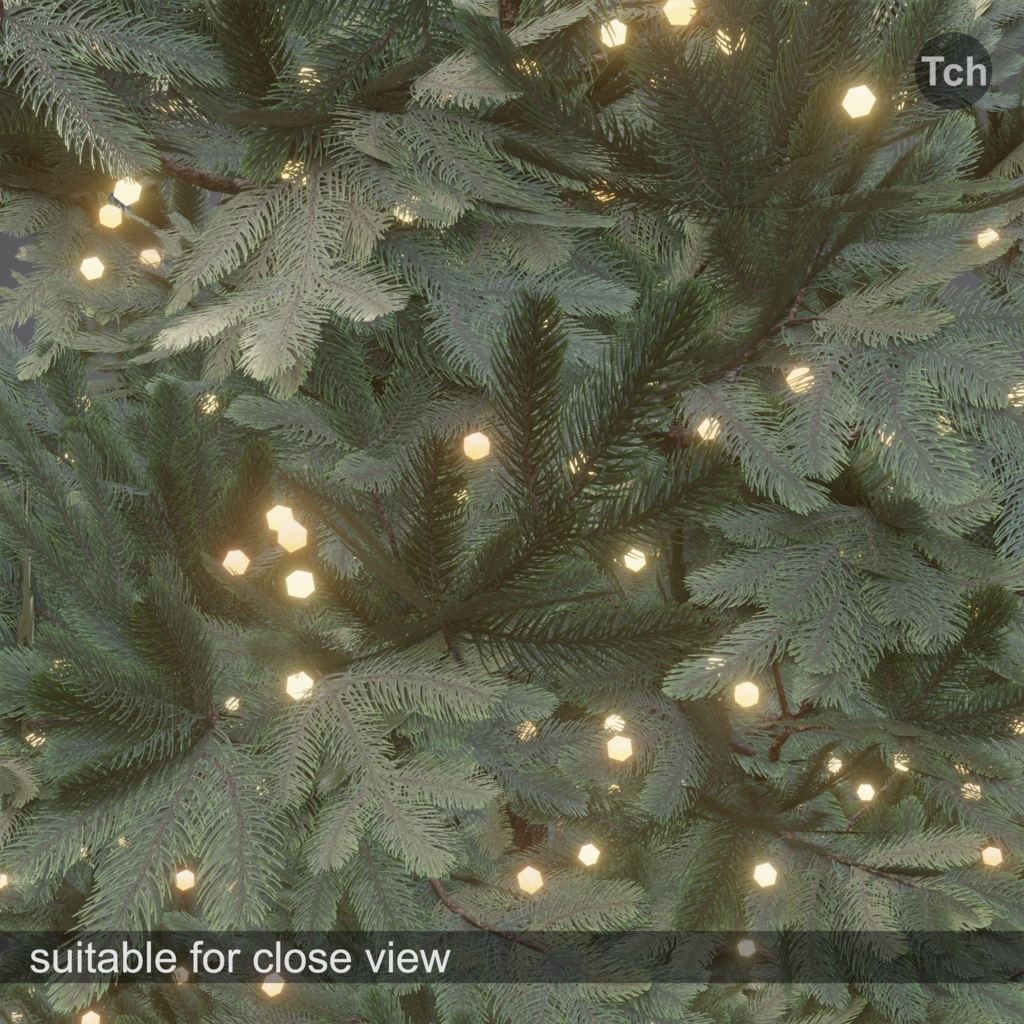 Christmas tree green (3D) | 緑色のクリスマス ツリー (3D)