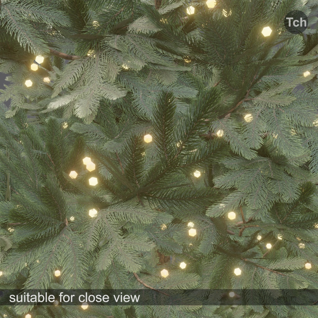 Christmas tree lettuce (3D) | レタス色のクリスマス ツリー (3D)