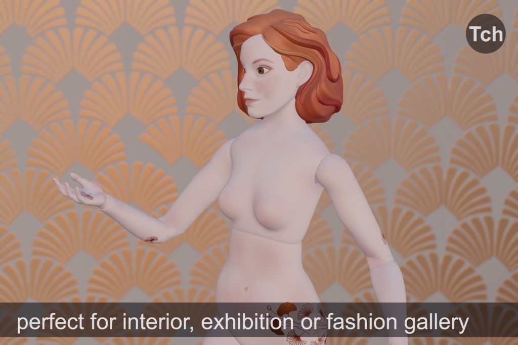 Marionette doll (3D with armature) || マリオネット 人形(アーマチュア付き3D)