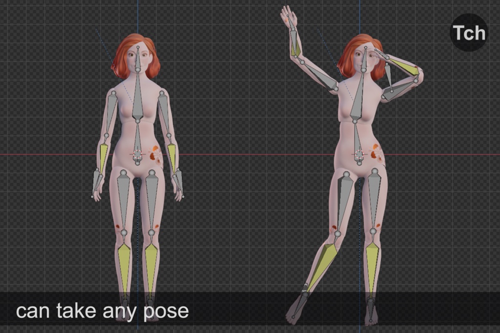 Marionette doll (3D with armature) || マリオネット 人形(アーマチュア付き3D)