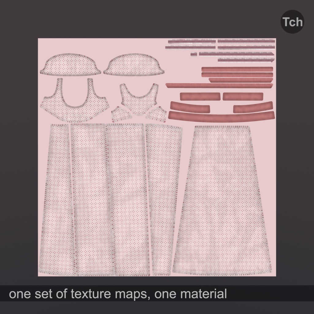 Empire lace dress (3D) | エンパイアレースドレス(3D)