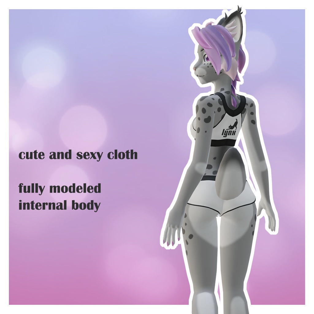 Jen Lynx (VRChat avatar) || Jen Lynx (VRChat アバター)