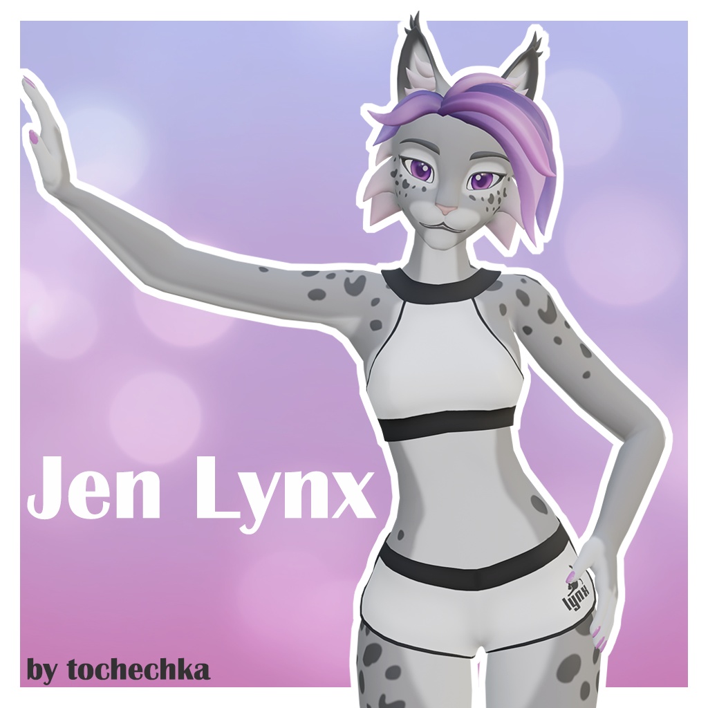 Jen Lynx (VRChat avatar) || Jen Lynx (VRChat アバター)