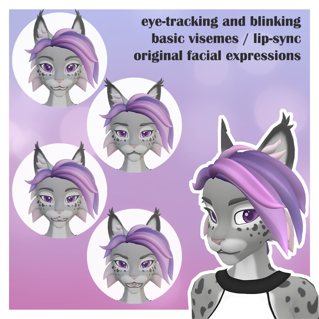 Jen Lynx (VRChat avatar) || Jen Lynx (VRChat アバター)