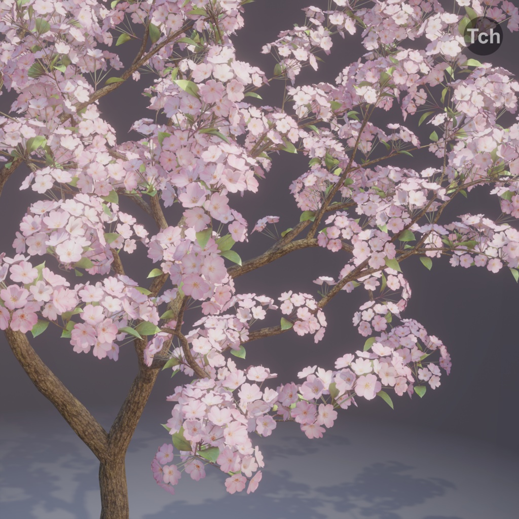 Spring tree (3D) | 春の木 (3D)