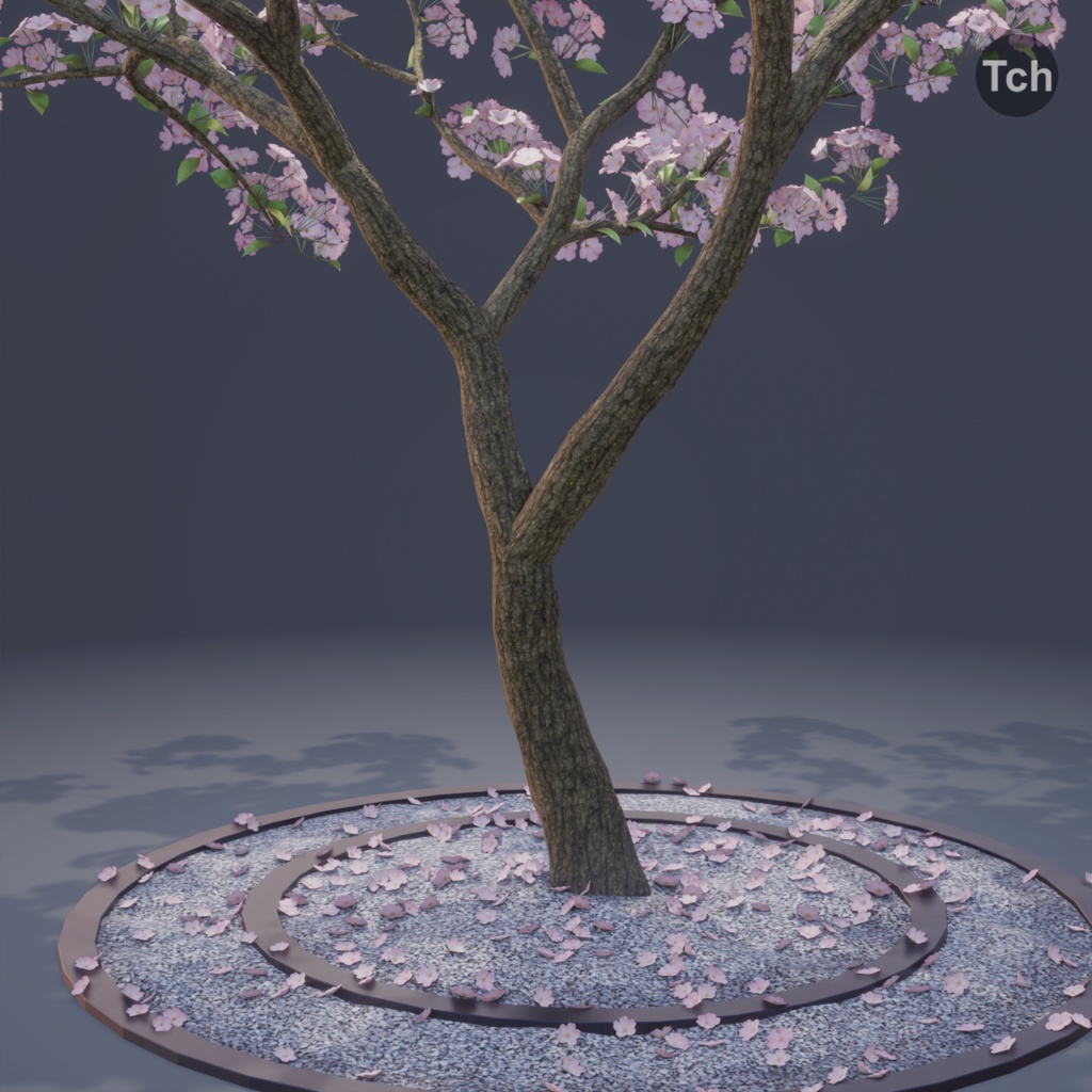 Spring tree (3D) | 春の木 (3D)