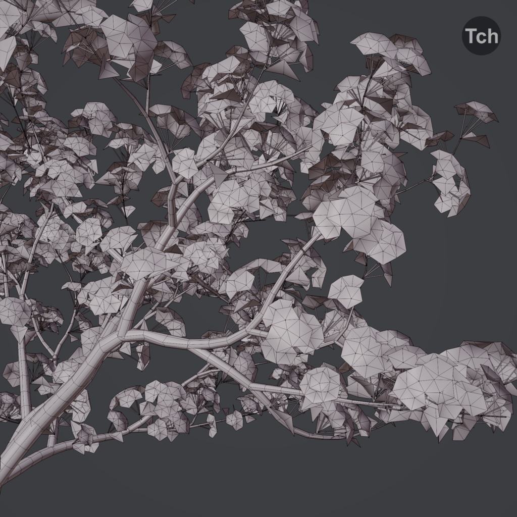 Spring tree (3D) | 春の木 (3D)