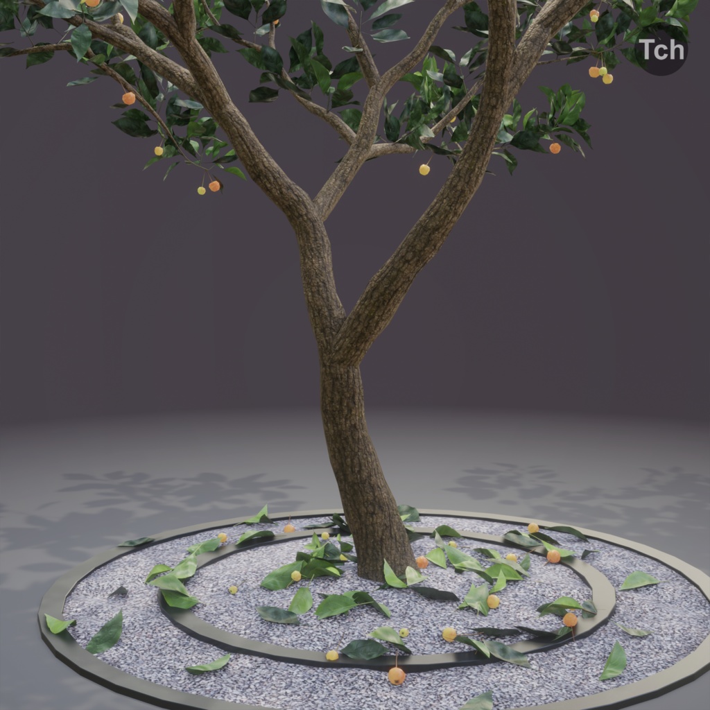 Summer tree (3D) | 夏の木 (3D)