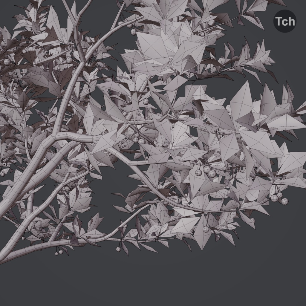 Summer tree (3D) | 夏の木 (3D)