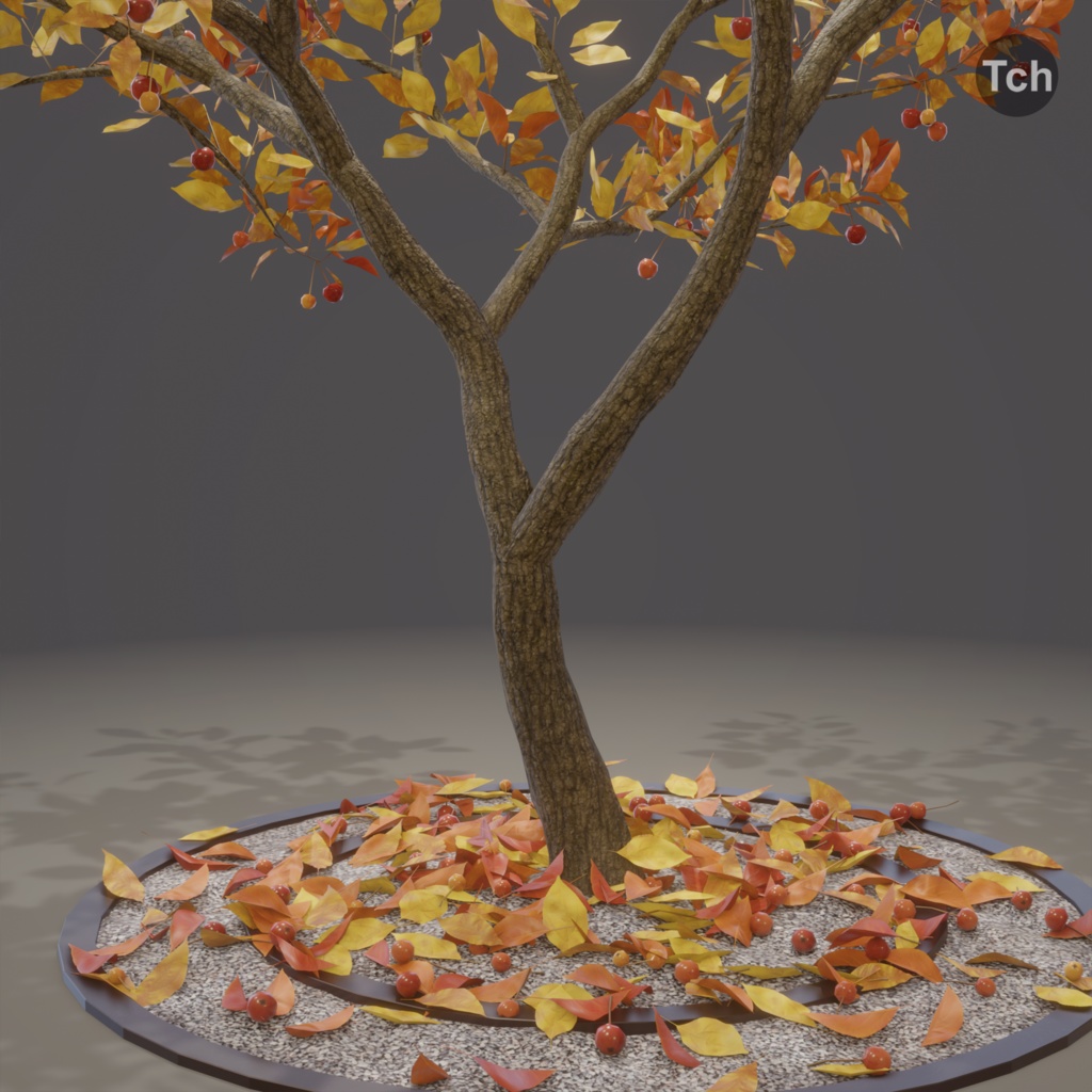 Fall tree (3D) | 秋の木 (3D)