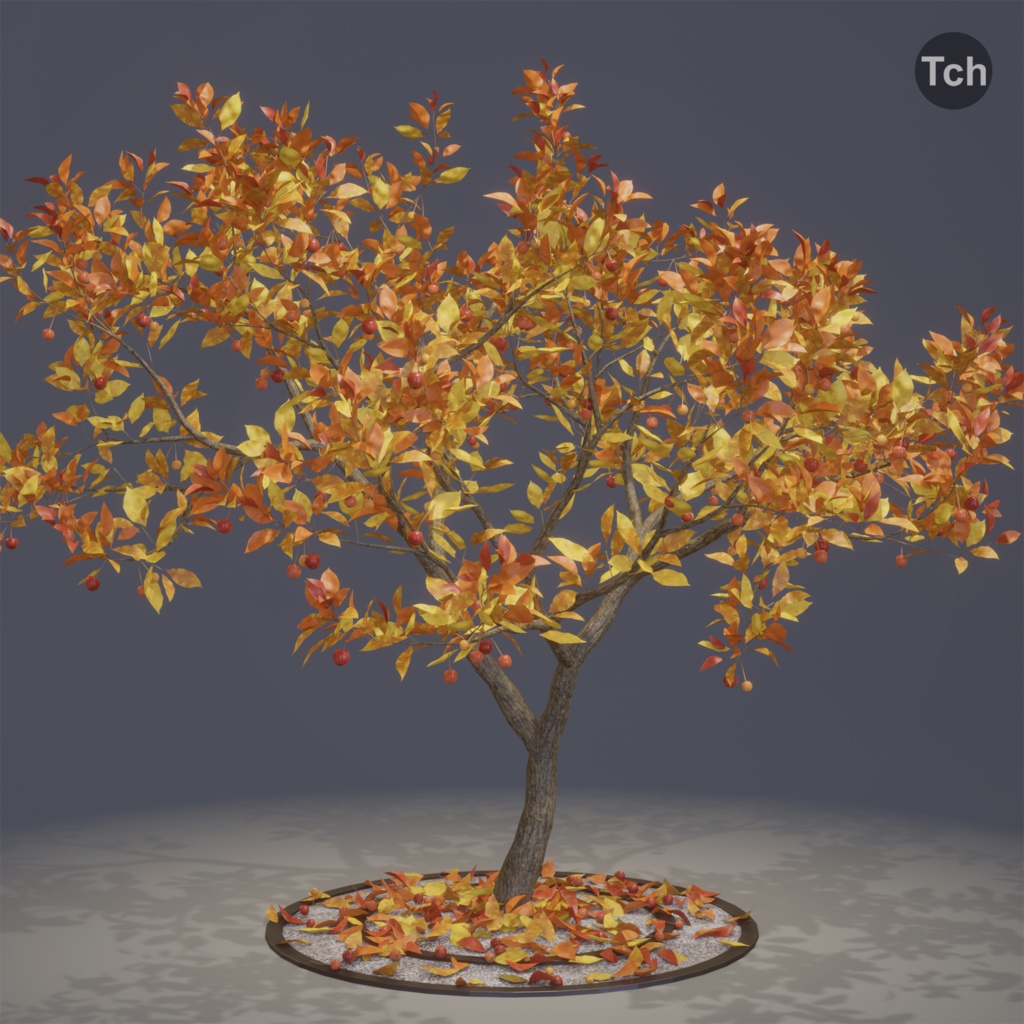 Fall tree (3D) | 秋の木 (3D)