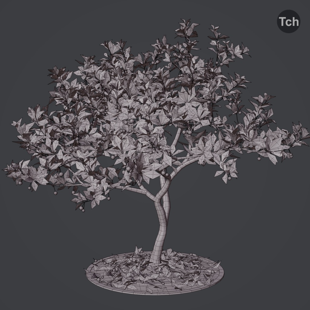 Fall tree (3D) | 秋の木 (3D)