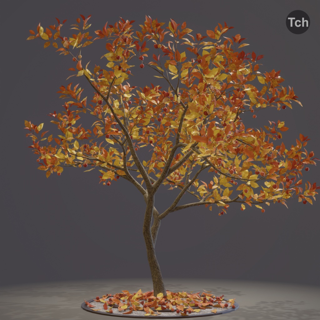 Fall tree (3D) | 秋の木 (3D)