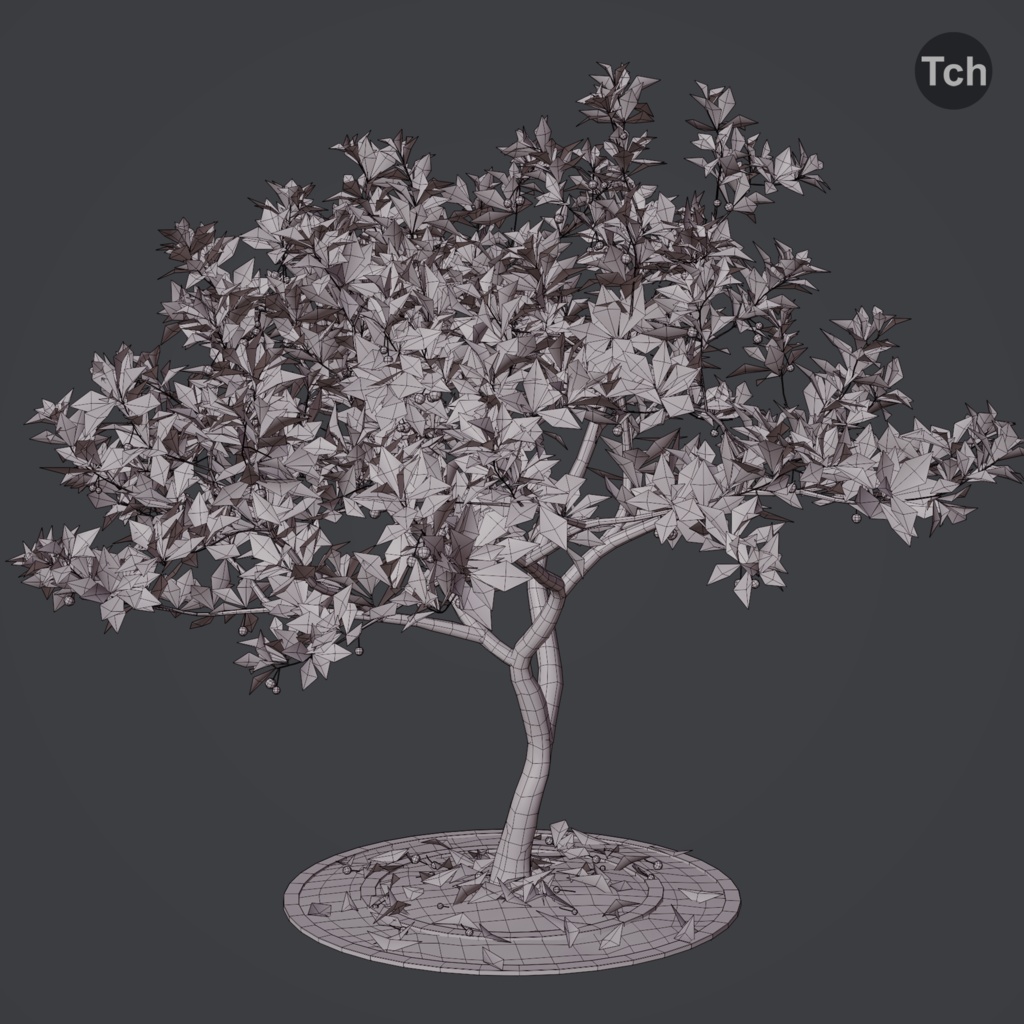 Four seasons tree (3D) | 四季の木 (3D)
