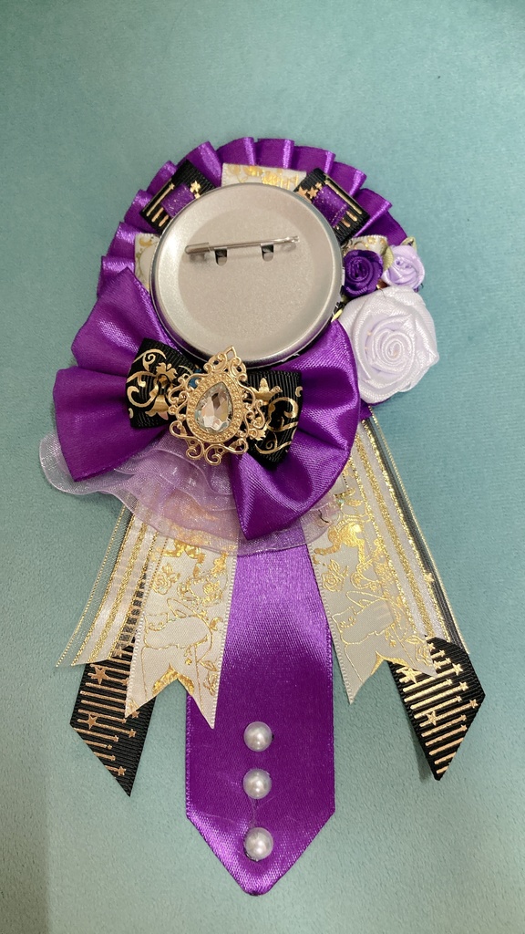 ロゼット ブラック×パープル