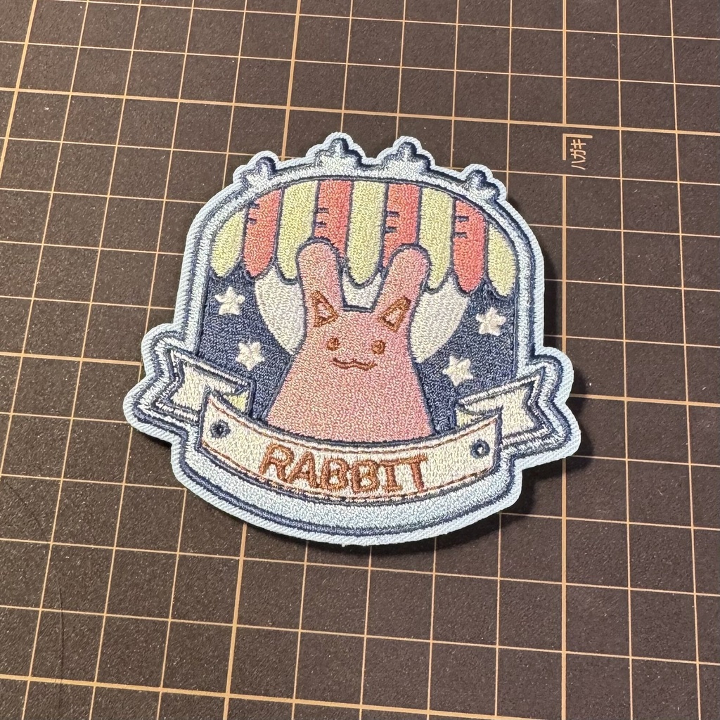 【ブルアカ】SRT特殊学園 RABBIT小隊 刺繍ベルクロワッペン(2種) / ブルーアーカイブ 同人グッズ