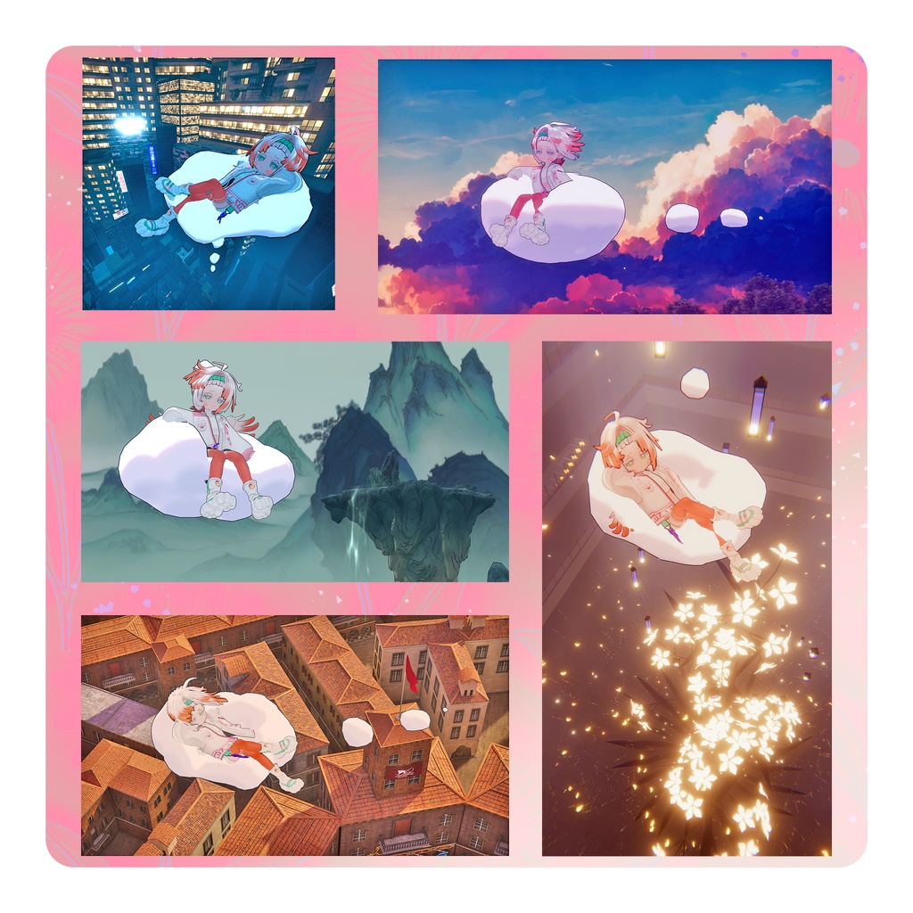 オリジナル3D モデル『Fuwan-フワン-』