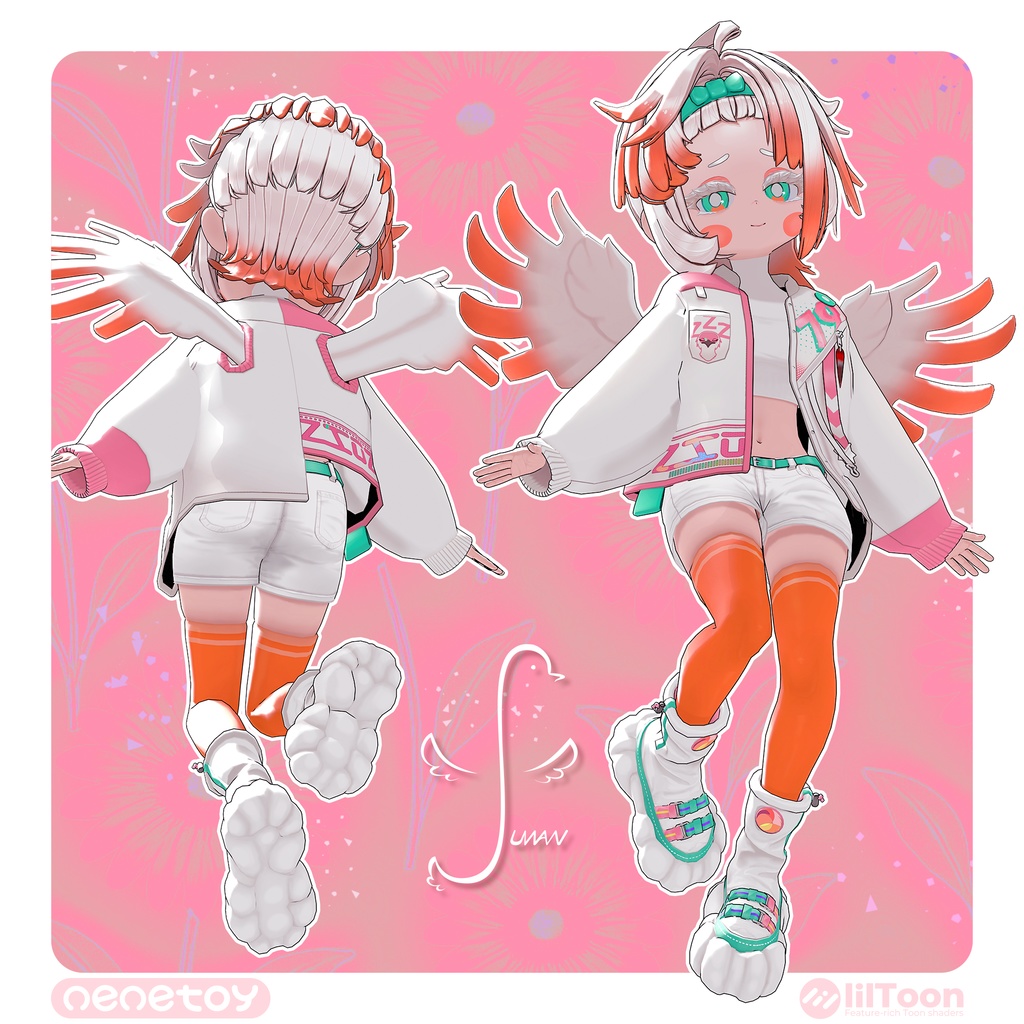 オリジナル3D モデル『Fuwan-フワン-』