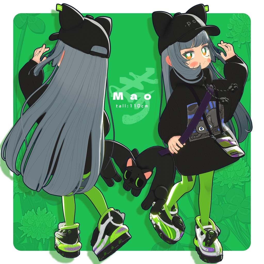 オリジナル3D モデル『Mao-まお-』