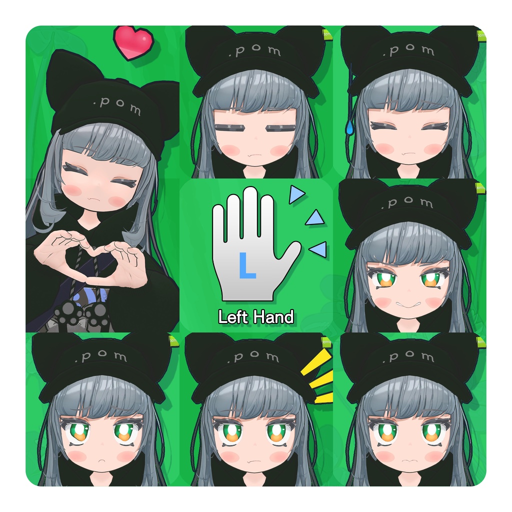 オリジナル3D モデル『Mao-まお-』