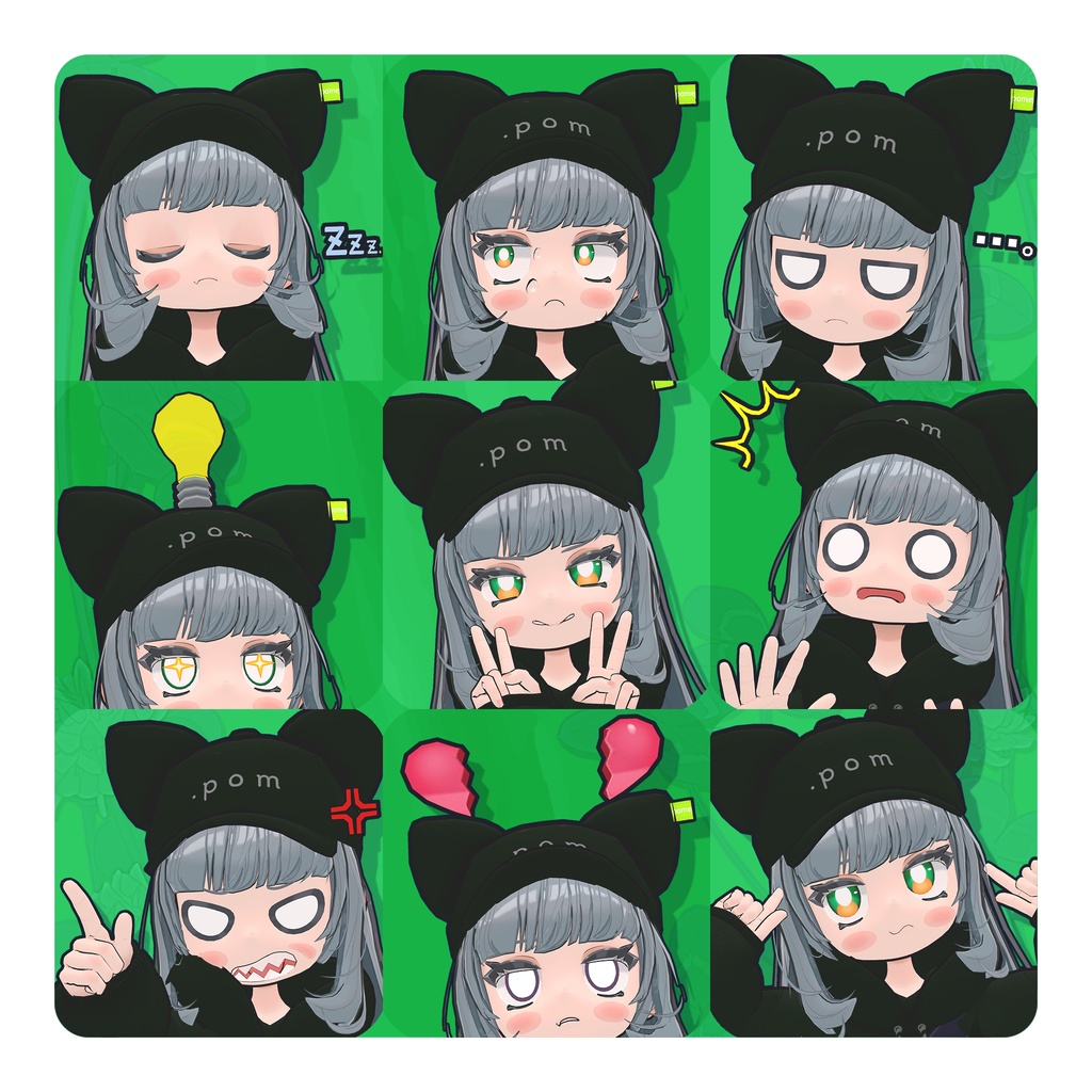 オリジナル3D モデル『Mao-まお-』