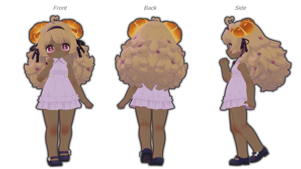 コロネちゃん日焼けテクスチャ