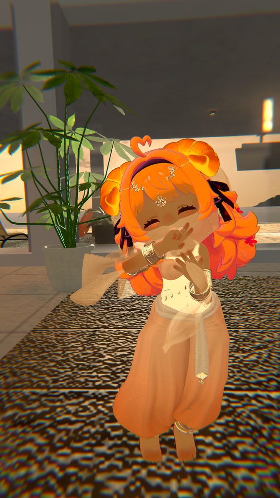 コロネちゃん日焼けテクスチャ