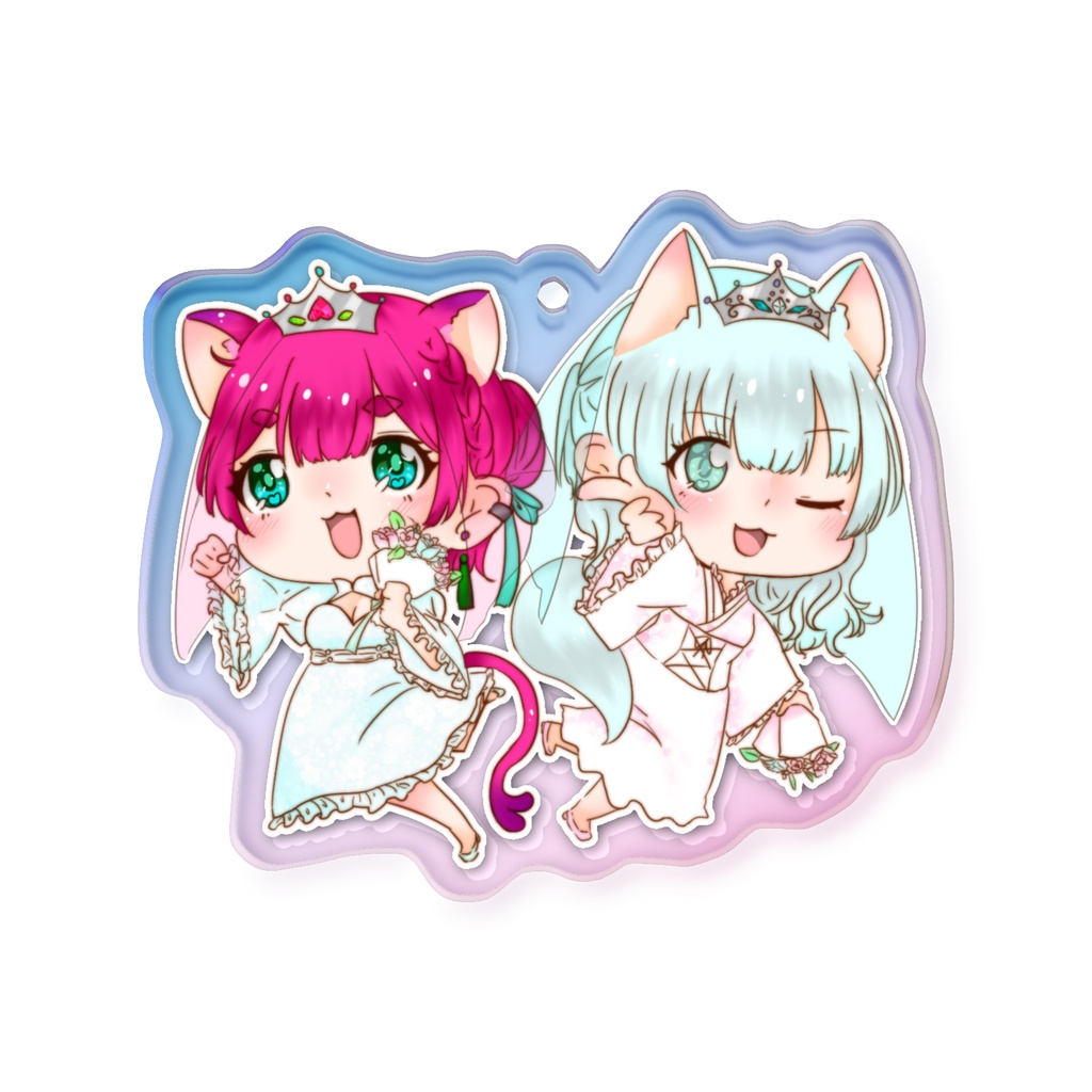 あるたおwedding 記念アクリルキーホルダー