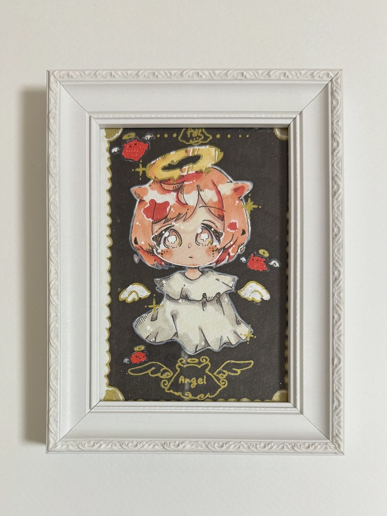 【額装原画】天使メンダコ👼🐙