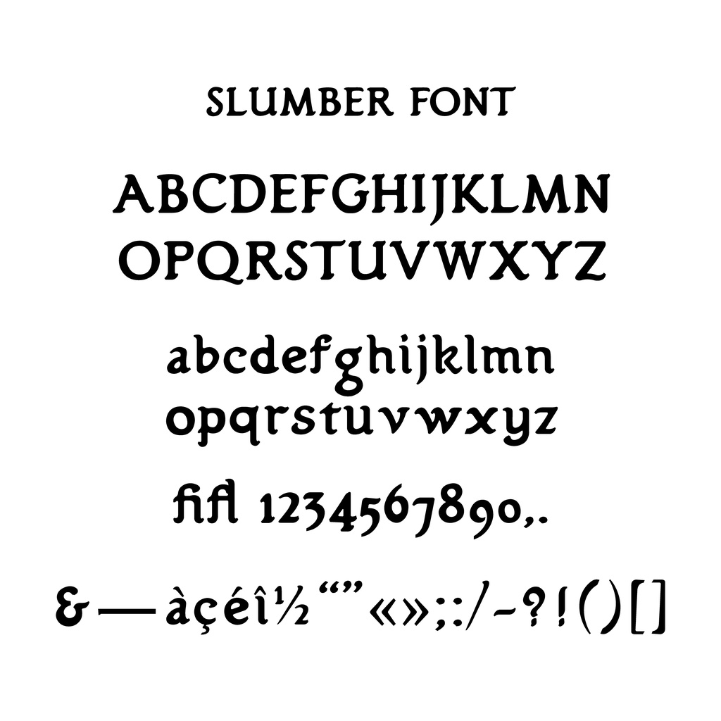 スランバーフォント