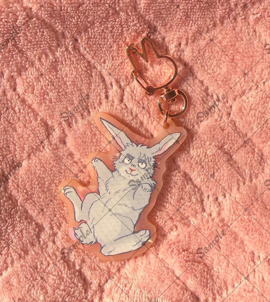 うさぎこへーたアクキー