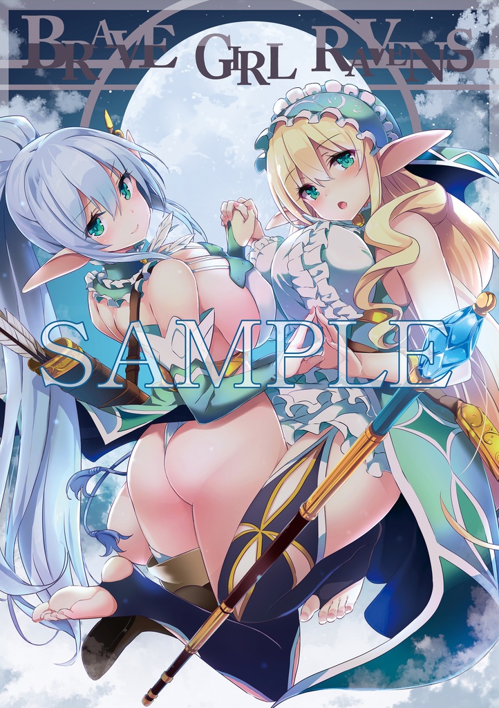 【予約受付開始】ブレイヴガール レイヴンズ クロエ＆ステファニー タペストリー〔B2サイズ〕＋マイクロファイバーマルチクロスセット〔A3サイズ〕