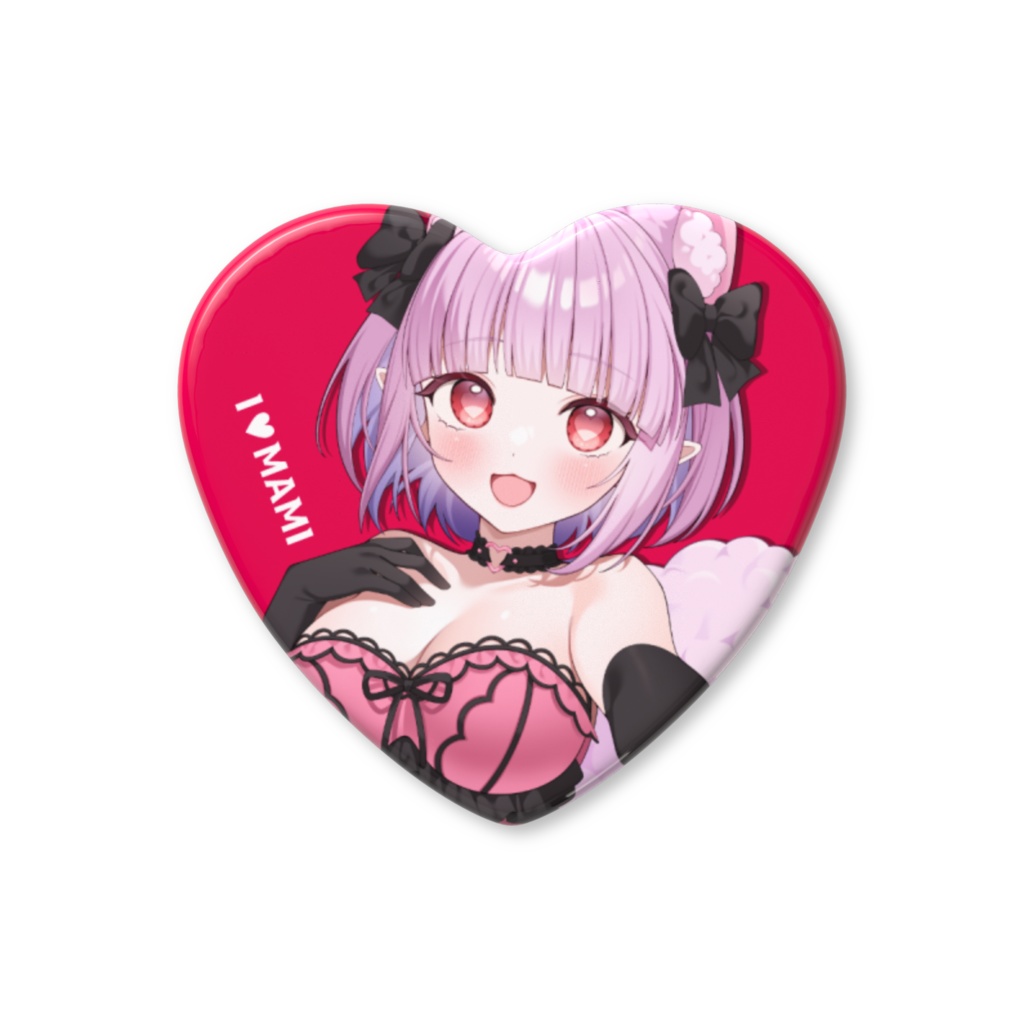 2026年誕生日記念ハート缶バッジ