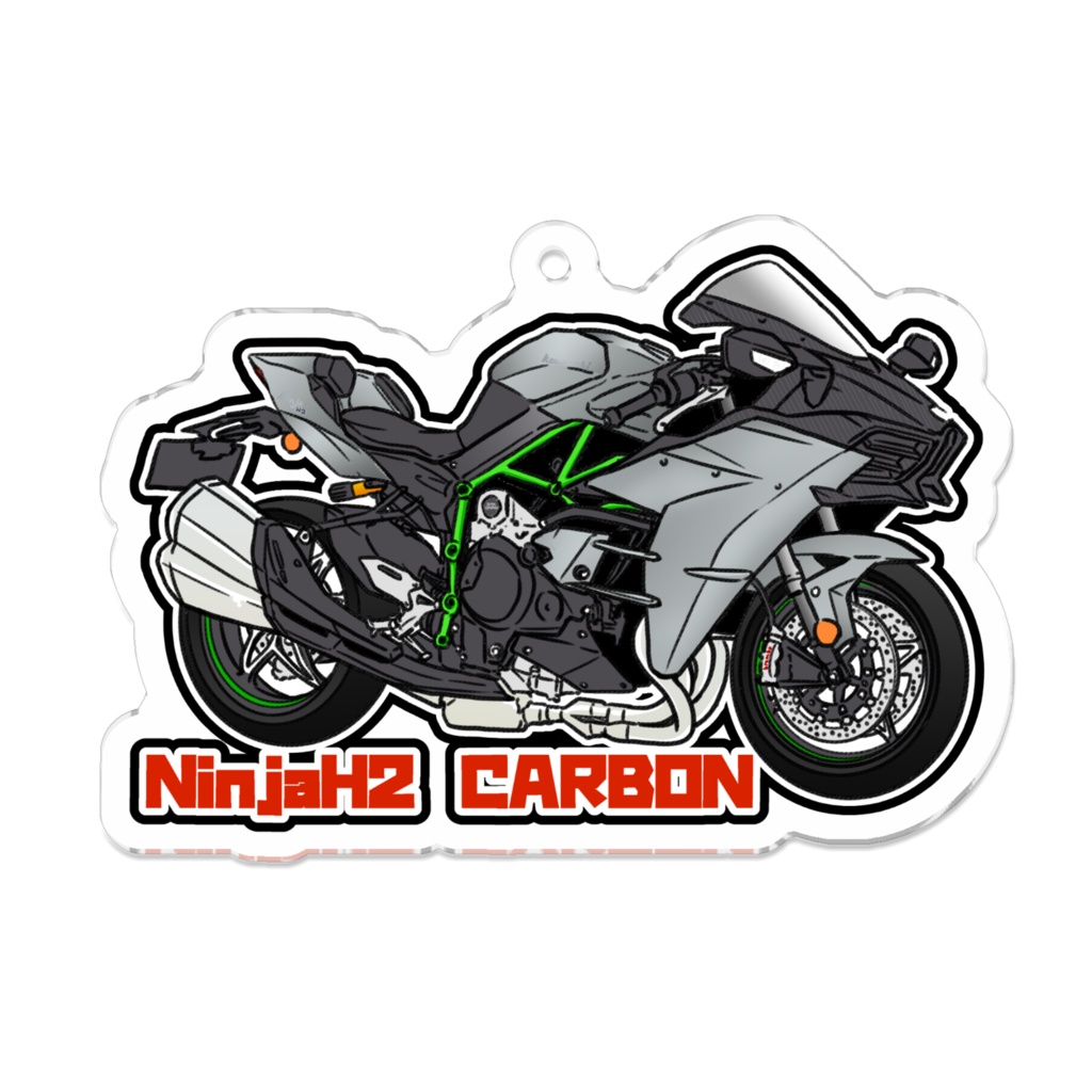 アクリルキーホルダー NinjaH2 CARBON